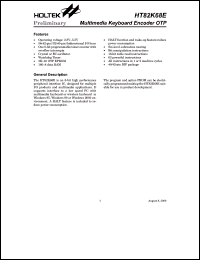 HT82K628A Datasheet