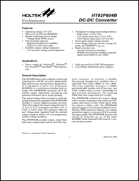 HT82P604B Datasheet