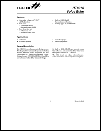 HT8970 Datasheet