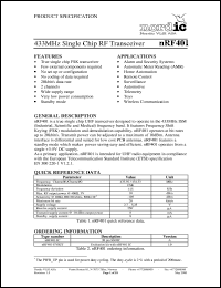 nRF401 Datasheet