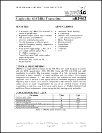 nRF0433 Datasheet