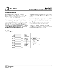 DM8108 Datasheet