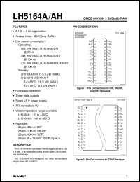 LH5164A-80L Datasheet
