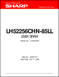 LH52256CHN-70LL Datasheet