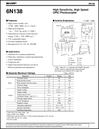 6n138 Datasheet