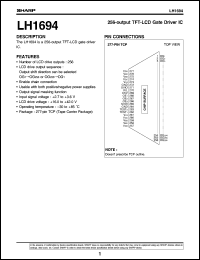 LH1694 Datasheet