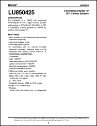 LU8500F1 Datasheet