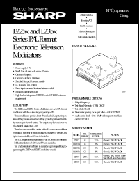 E2258TA Datasheet