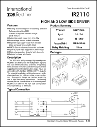 IR2110 Datasheet