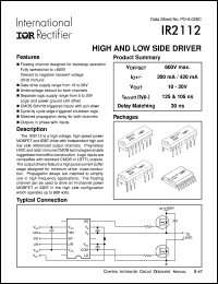 IR2112 Datasheet