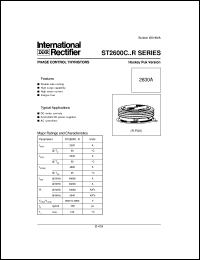 ST2600C30R1L Datasheet