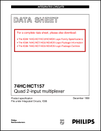 74HC157N/S208 Datasheet