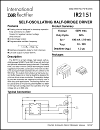 IR2151 Datasheet