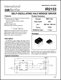 IR2153 Datasheet
