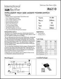 IR6210 Datasheet