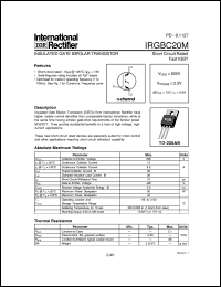 IRGBC20MD2 Datasheet