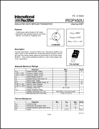 IRGPH50M Datasheet