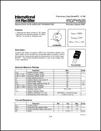IRGPH50FD2 Datasheet
