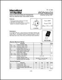 IRGP430UD2 Datasheet