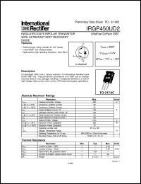 IRGP450UD2 Datasheet
