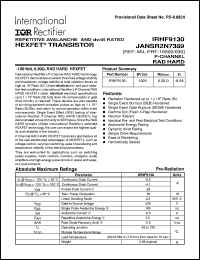 IRHF9130 Datasheet