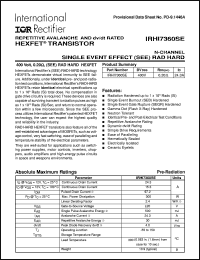 IRHI7360SE Datasheet