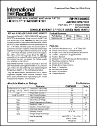 IRHM7360SE Datasheet