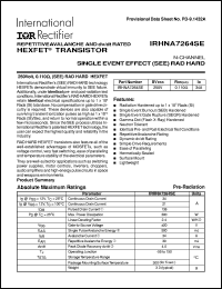 IRHNA7264SE Datasheet