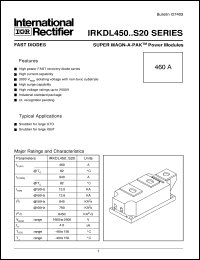 IRKDL45025S20 Datasheet