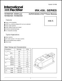 IRKT43020 Datasheet