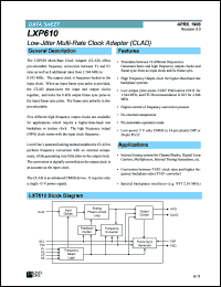 LXP610PE Datasheet