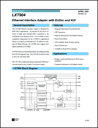 LXT902NC Datasheet