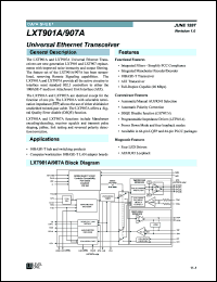 LXT901A/907APC Datasheet