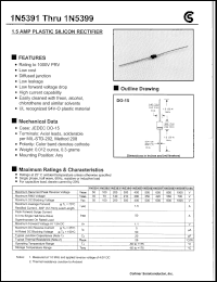 1N5392 Datasheet