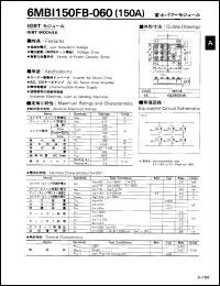 6MBI150FB-060 Datasheet