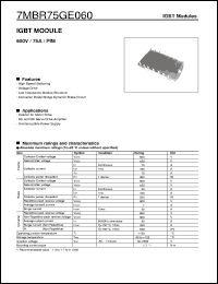 7MBR75GE060 Datasheet