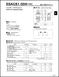 ESAC61-004 Datasheet