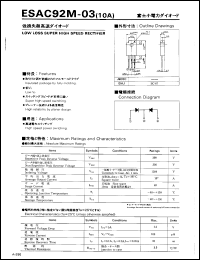 ESAC92M-03 Datasheet