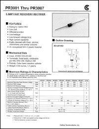 PR3005 Datasheet