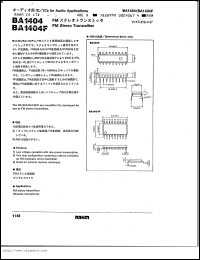 BA1404 Datasheet