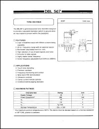 DBL567 Datasheet