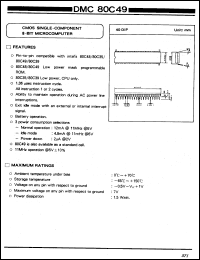 DMC80C49 Datasheet