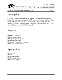 PT2210 Datasheet