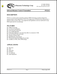 PT2213 Datasheet