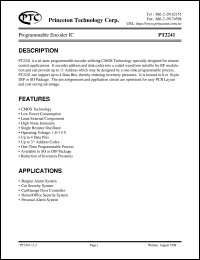 PT2241P-16 Datasheet