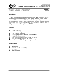 PT2243 Datasheet
