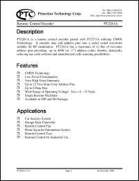 PT2261A-S18 Datasheet