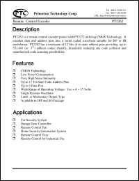 PT2262 Datasheet