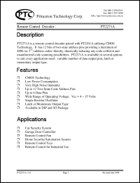 PT2271A-L6-S18 Datasheet