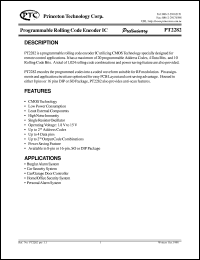 PT2282 Datasheet